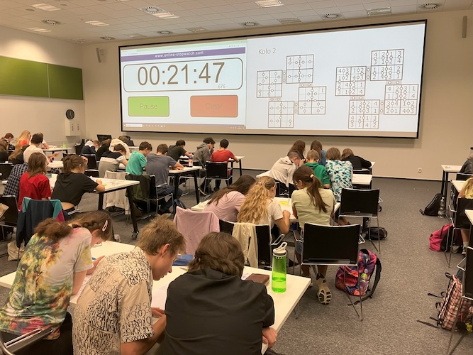 Jaroška obhájila vítězství v sudoku