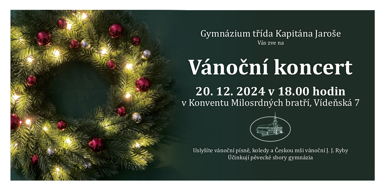Pozvánka na vánoční koncert
