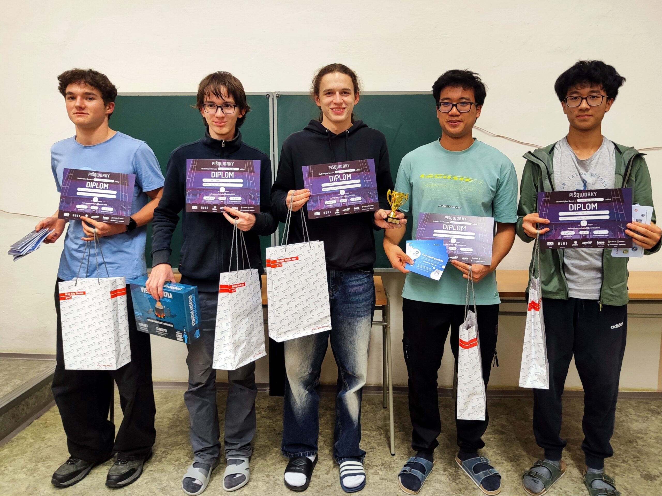 Vítězství v krajském kole soutěže pIšQworky