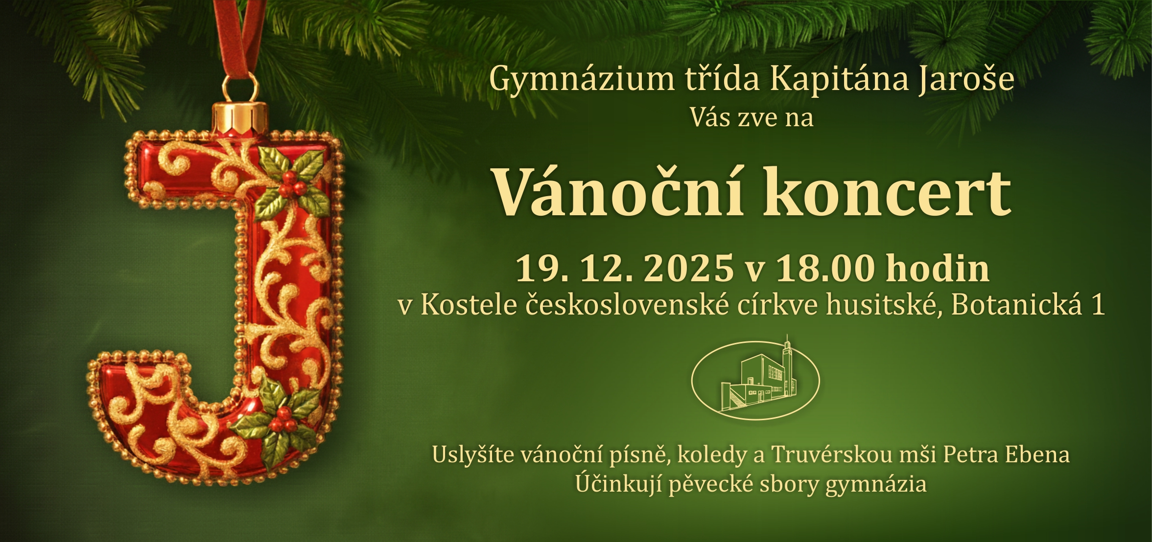 Pozvánka na vánoční koncert