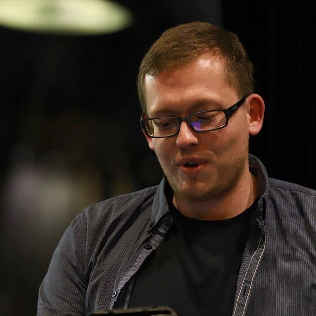 Autorské čtení absolventa Richarda Skolka